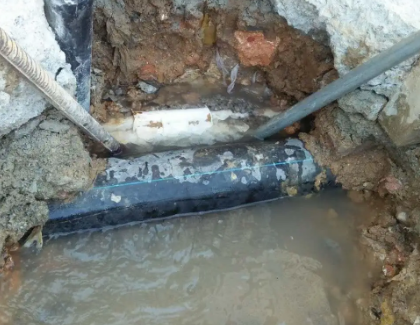 电白测漏水之水管漏水